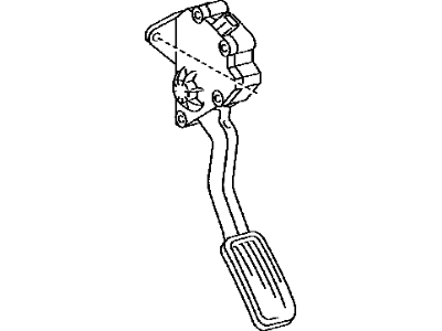 Toyota 78010-12171 Pedal Assy, Accelerator