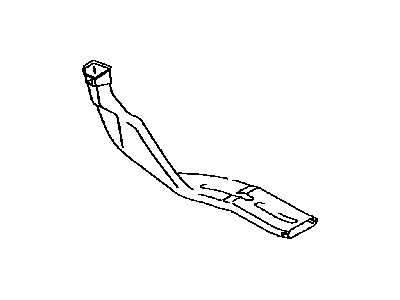 Toyota 87212-52100 Duct, Air, Rear