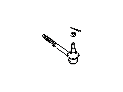 Toyota 45046-19185 End Sub-Assembly, Tie Rod