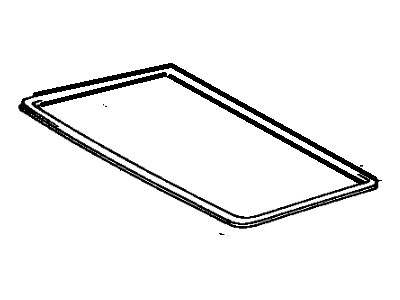 Toyota 63318-17010-01 Moulding, Sun Roof Or Removable Roof Opening Trim