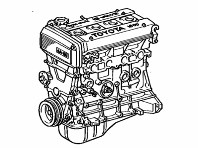 Toyota 19000-16160 Engine Assembly, Partial
