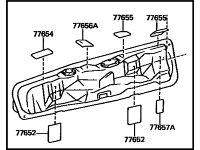 Toyota 77001-19366 Tank Assembly, Fuel