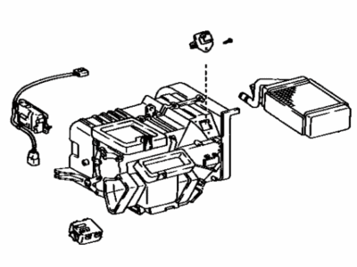 Toyota 87150-17130 Radiator Assembly, Heater