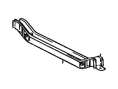 Toyota 57605-17010 CROSSMEMBER Sub-Assembly, Rear