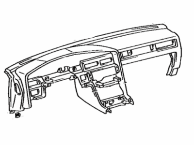 Toyota 55401-14490-06 Pad Sub-Assembly, Instrument Panel Safety