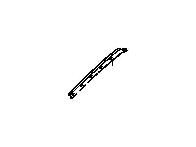 Toyota 62361-14070 Retainer, Roof Side Rail Weatherstrip, Front RH