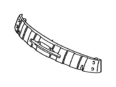 Toyota 52611-12220 ABSORBER, Front Bumper