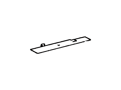 Toyota 58550-89101-04 Mat Assembly, Front Floor, Rear