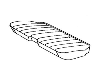 Toyota 71071-89216-04 Cover, Front Seat Cushion(For Bench Type)