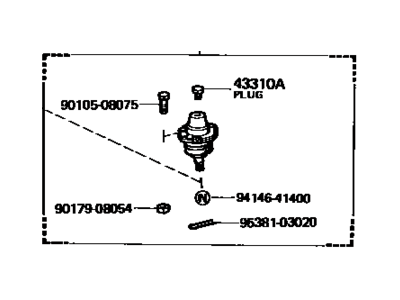 1986 Toyota 4Runner Ball Joint - 43350-39035