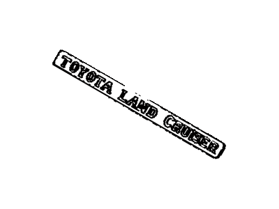 Toyota 55463-90352 Plate, Instrument Panel Name