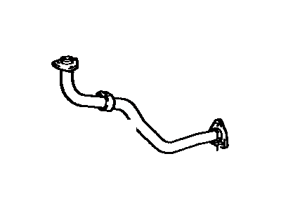 Toyota 17410-61021 Front Exhaust Pipe Assembly