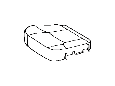 Toyota 71071-3T080-E1 Front Seat Cushion Cover, Right(For Separate Type)