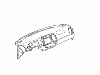 Toyota 55401-33110-B1 Pad Sub-Assy, Instrument Panel Safety