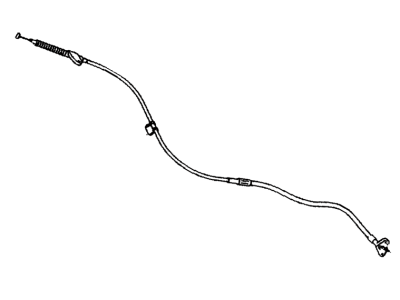 Toyota 46430-33100 Cable Assembly, Parking Brake