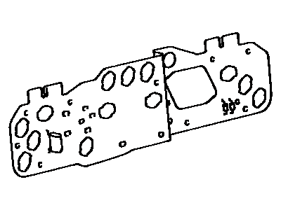 Toyota 83247-1G670 Plate Sub-Assembly, Combination Meter Circuit