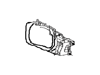 Toyota 81105-16370 Passenger Side Headlamp Housing Sub-Assembly