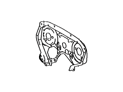 Toyota 11304-62020 Cover, Timing Belt