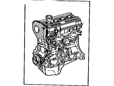 Toyota 19000-74097 Engine Assembly, Partial