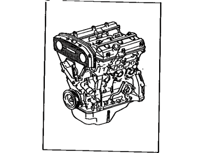 Toyota 19000-74132 Engine Assembly, Partial