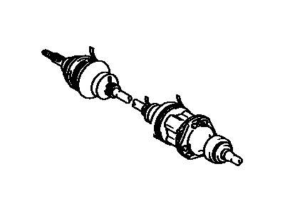 Toyota 43410-32120 Shaft Assembly, Front Drive, Right