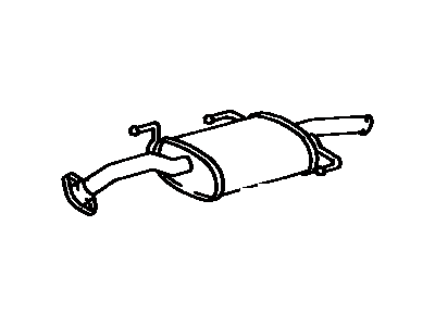 Toyota 17430-74090 Exhaust Tail Pipe Assembly
