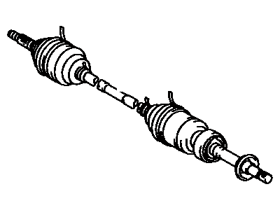 Toyota 43410-20070 Shaft Assembly, Front Drive, Right
