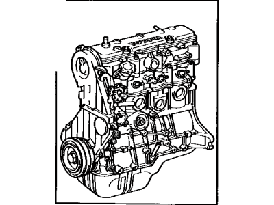 Toyota 19000-74010 Engine Assembly, Partial