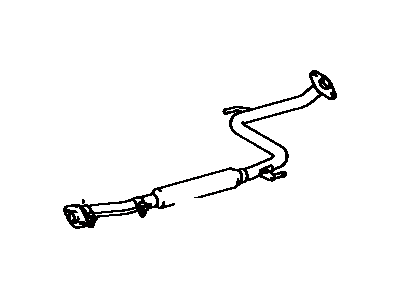 Toyota 17420-74110 Center Exhaust Pipe Assembly