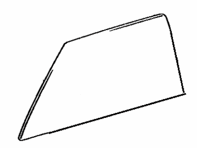 Toyota 68114-32020 Glass Sub-Assembly, Rear Door, LH