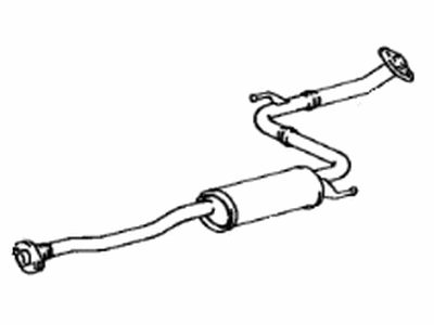 Toyota 17420-64040 Center Exhaust Pipe Assembly