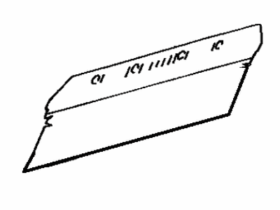 Toyota 64271-32010 Board, Room Partition