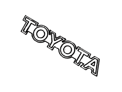 1985 Toyota Camry Emblem - 75311-39195