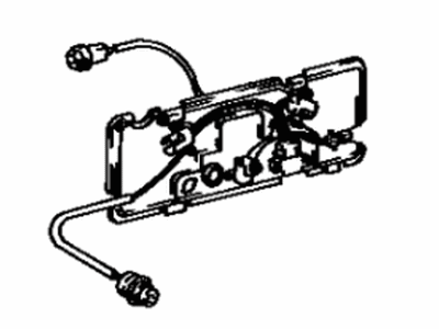 Toyota 81555-32081 Socket & Wire Sub-Assy, Rear Combination Lamp, RH