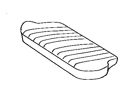 Toyota 71075-32361-03 Rear Seat Cushion Cover (For Bench Type)