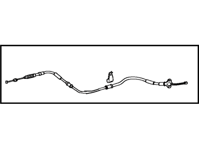Toyota 46430-39026 Cable Assembly, Parking Brake