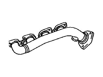 Toyota 17105-50150 Left Exhaust Manifold Sub-Assembly
