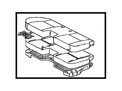 Toyota 71410-0C030-E0 Cushion Assembly, Front Seat