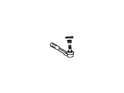 Toyota 45047-39235 Tie Rod End Sub-Assembly, Left