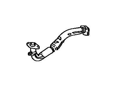 Toyota 17410-16551 Front Exhaust Pipe Assembly
