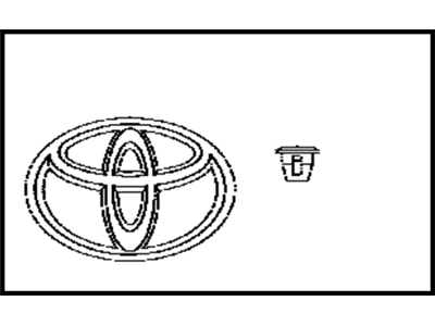 Toyota 90118-WB886 Symbol Emblem
