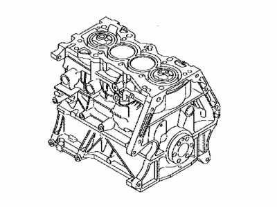Toyota 11400-WB001 Block Assembly, Short