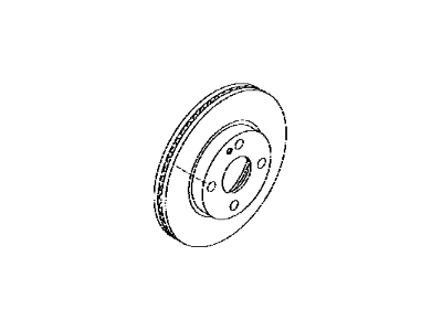 Toyota 43512-WB001 Front Disc