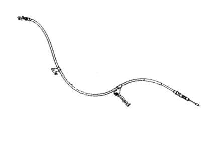 Toyota 46420-WB001 Cable Assembly, Parking