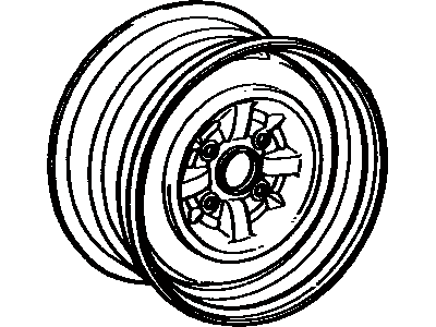 Toyota 42611-22150 Wheel, Disc
