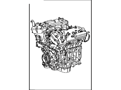 Toyota 19000-0A240 Engine Assembly, Partial