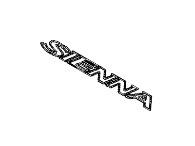 2005 Toyota Sienna Emblem - 75442-AE010