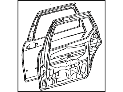 Toyota 67004-08080 Panel Sub-Assy, Rear Door, LH