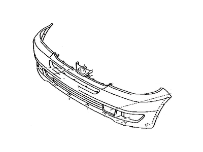 Toyota 52119-AE902 Cover, Front Bumper