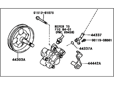 Toyota Celica Power Steering Pump - 44310-20830